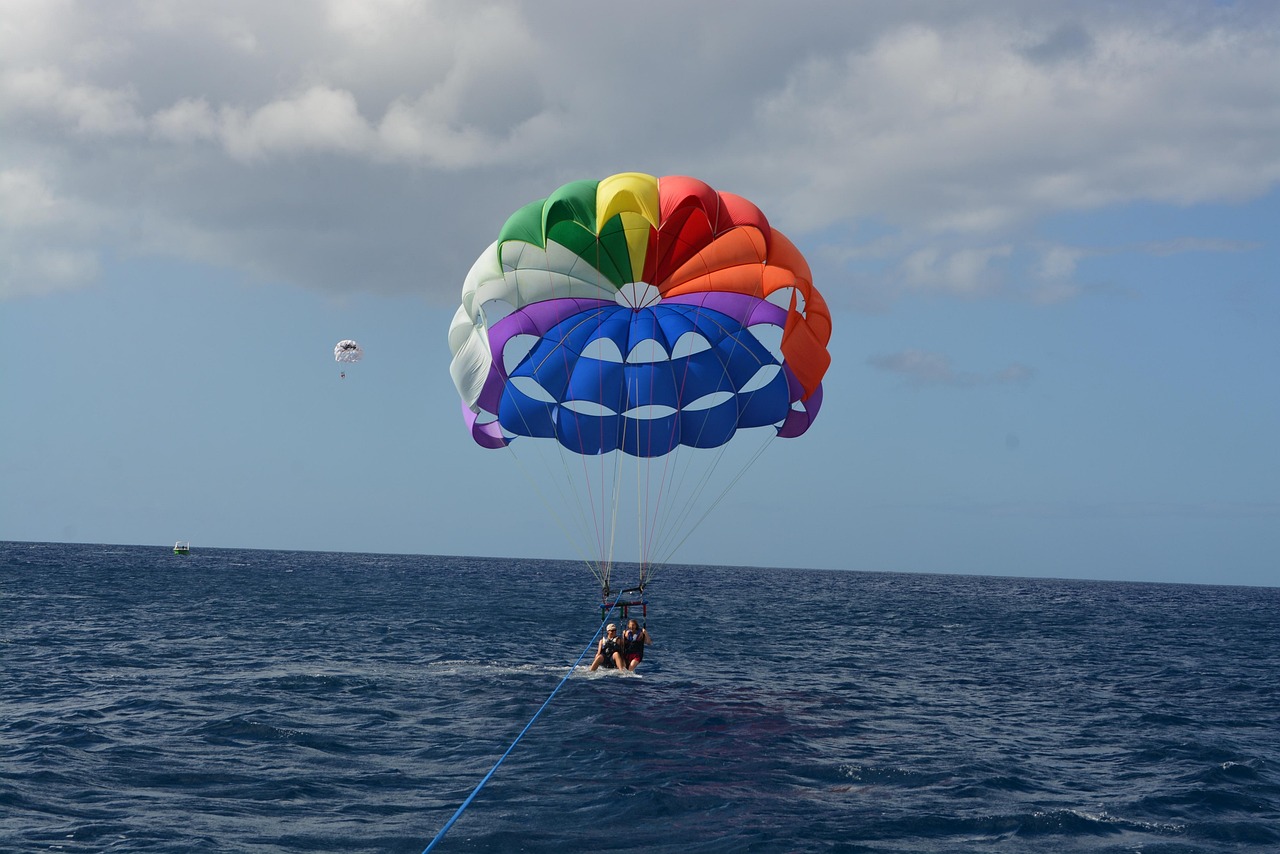 parasailing